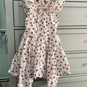 Jcrew strawberry dress size 4